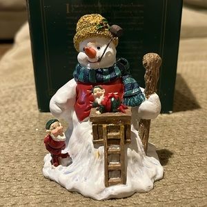 KSA Collectibles Snowman Elves Christmas decoration Holiday decor